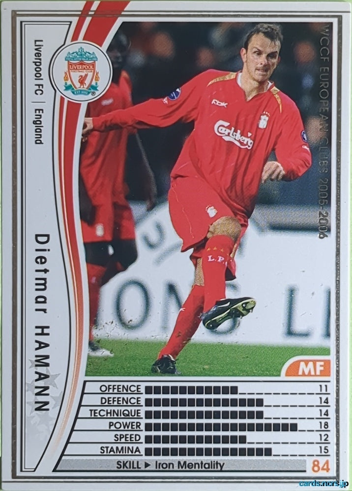 Panini WCCF Football WCCF/2005-2006-041/336 N Dietmar Hamann Trading Card EX