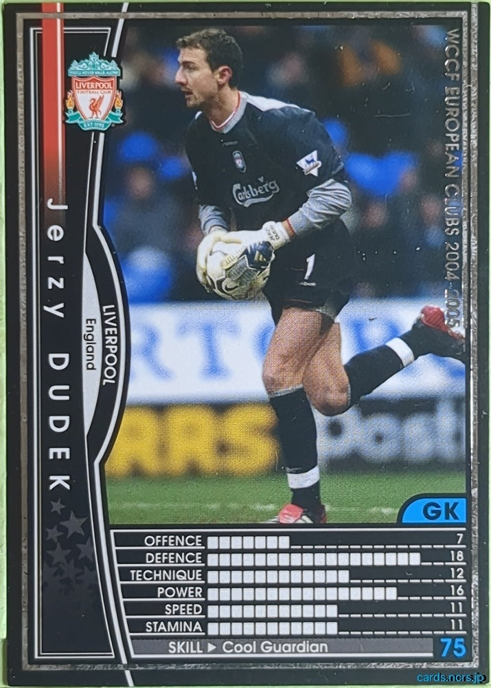 Panini WCCF Football WCCF/2004-2005-033/224 N Jerzy Dudek Trading Card EX