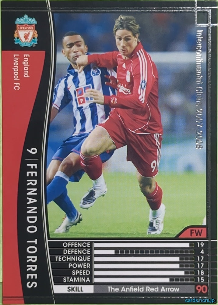 Panini WCCF Football WCCF/2007-2008-127/336 N FERNANDO TORRES Trading Card EX