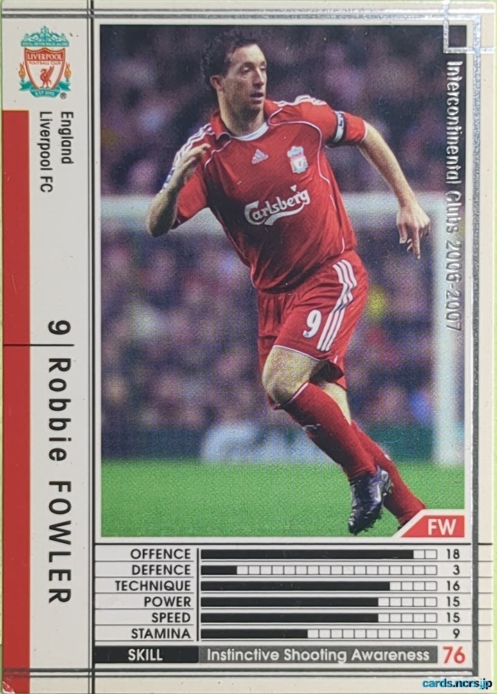 Panini WCCF Football WCCF/2006-2007-127/384 N Robbie Fowler Trading Card EX