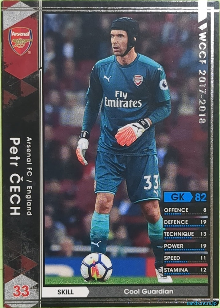 Panini WCCF Football WCCF/2017-2018-001/272 N Petr Cech Trading Card EX