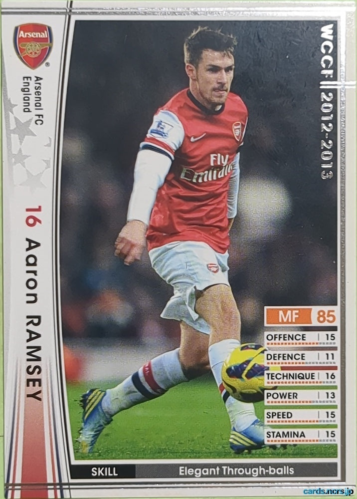 Panini WCCF Football WCCF/2012-2013-010/384 N Aaron Ramsey Trading Card EX
