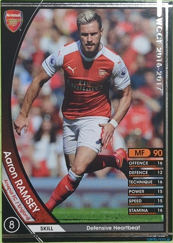 Panini WCCF Football WCCF/2016-2017-011/389 N Aaron Ramsey Trading Card EX