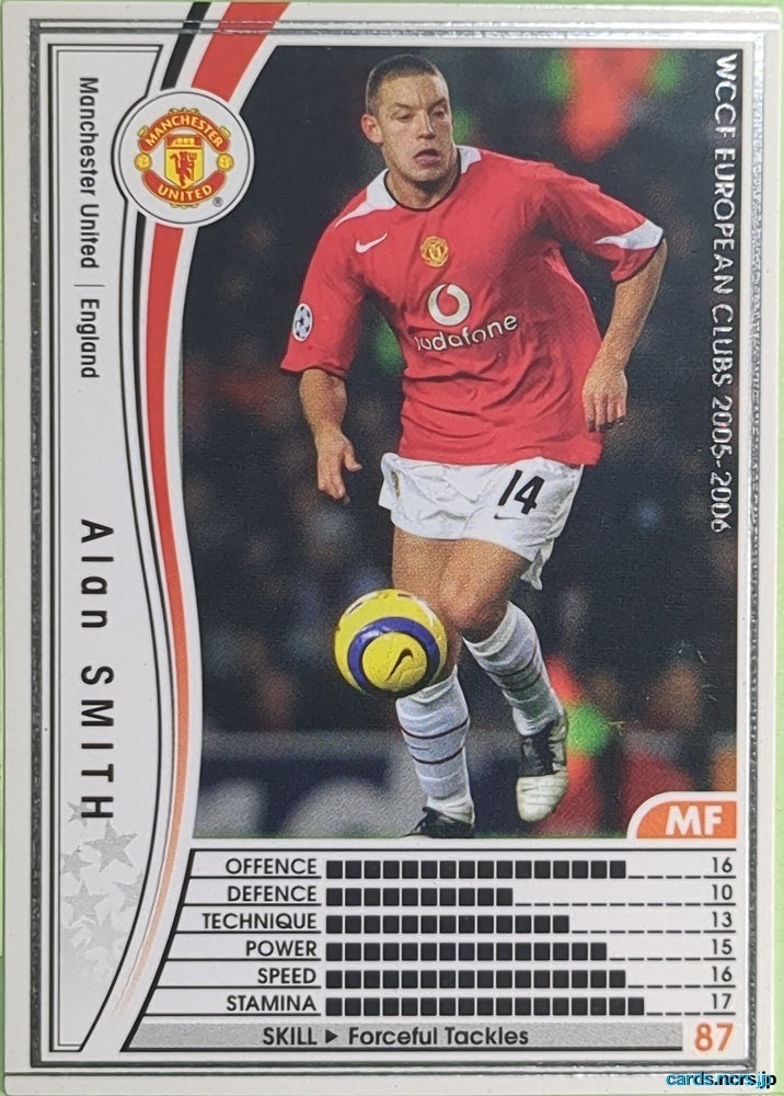 Panini WCCF Football WCCF/2005-2006-062/336 N Alan Smith Trading Card EX