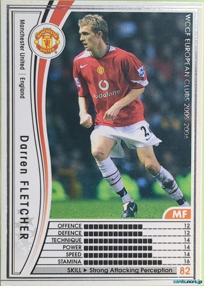 Panini WCCF Football WCCF/2005-2006-055/336 N Darren Fletcher Trading Card EX