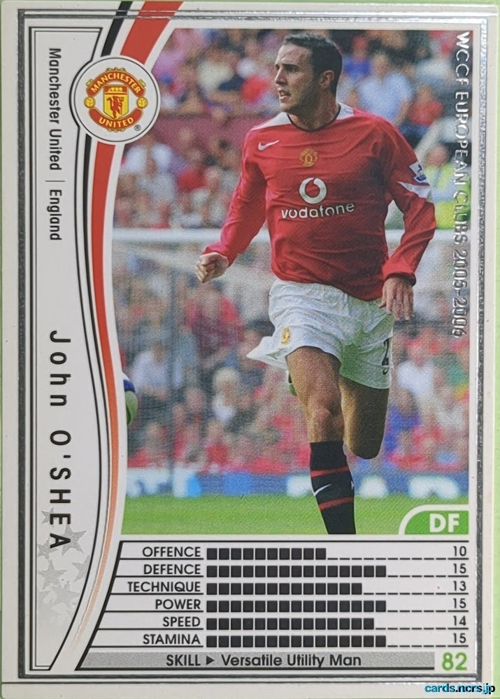 Panini WCCF Football WCCF/2005-2006-053/336 N John O'Shea Trading Card EX