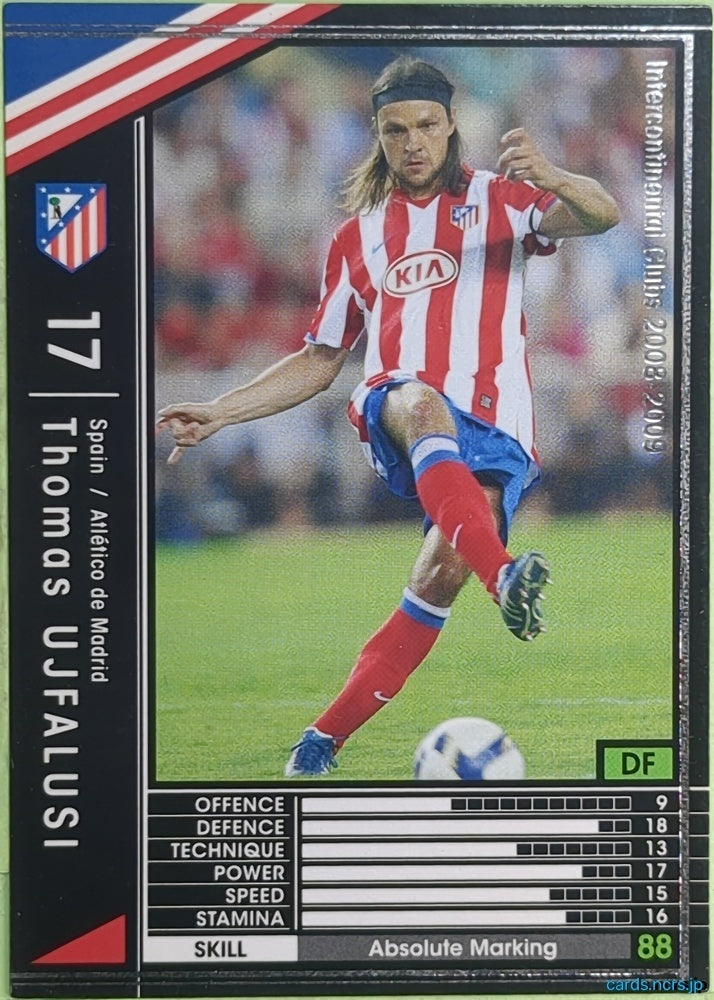Panini WCCF Football WCCF/2008-2009-279/352 N Thomas Ujfalusi Trading Card EX