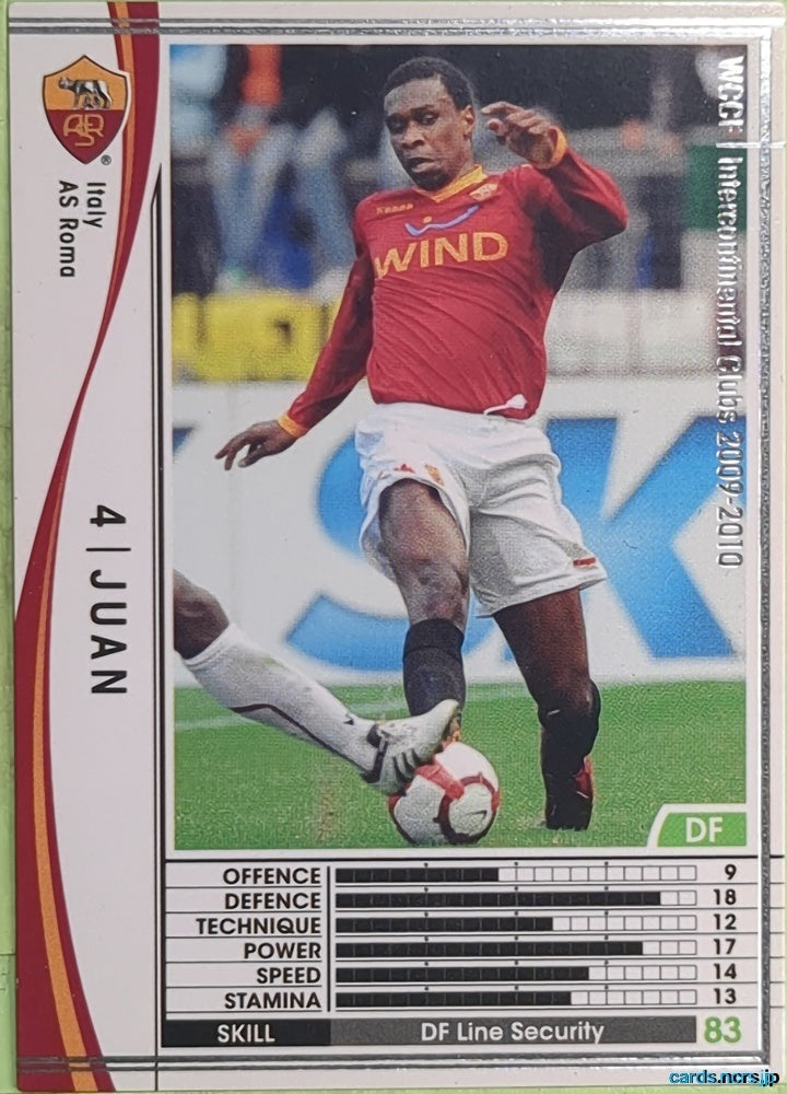 Panini WCCF Football WCCF/2009-2010-229/384 N Juanfran Trading Card EX