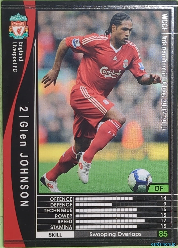 Panini WCCF Football WCCF/2009-2010-101/384 N Glen Johnson Trading Card EX