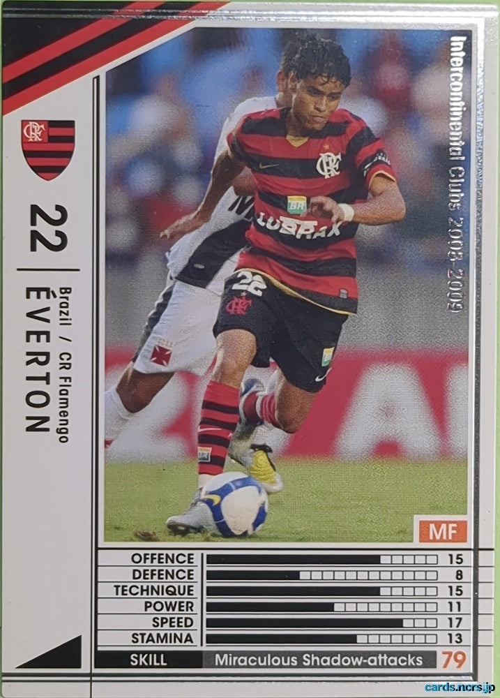 Panini WCCF Football WCCF/2008-2009-038/352 N Everton Trading Card EX