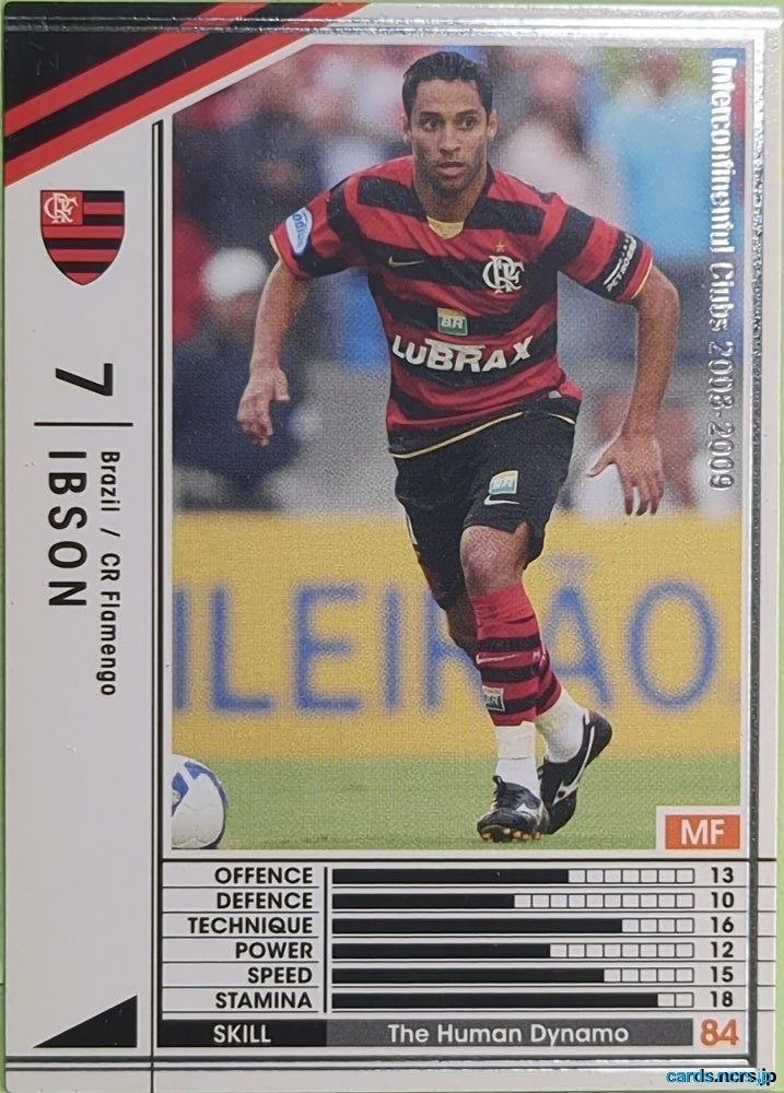 Panini WCCF Football WCCF/2008-2009-039/352 N IBSON Trading Card EX