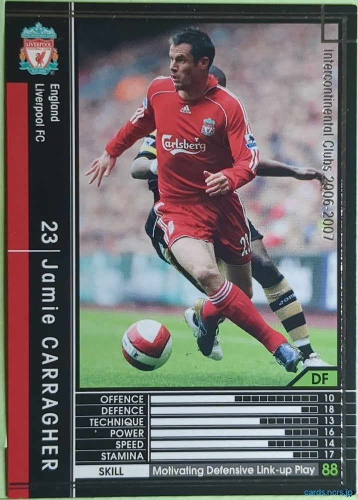 Panini WCCF Football WCCF/2006-2007-115/384 N Jamie Carragher Trading Card EX