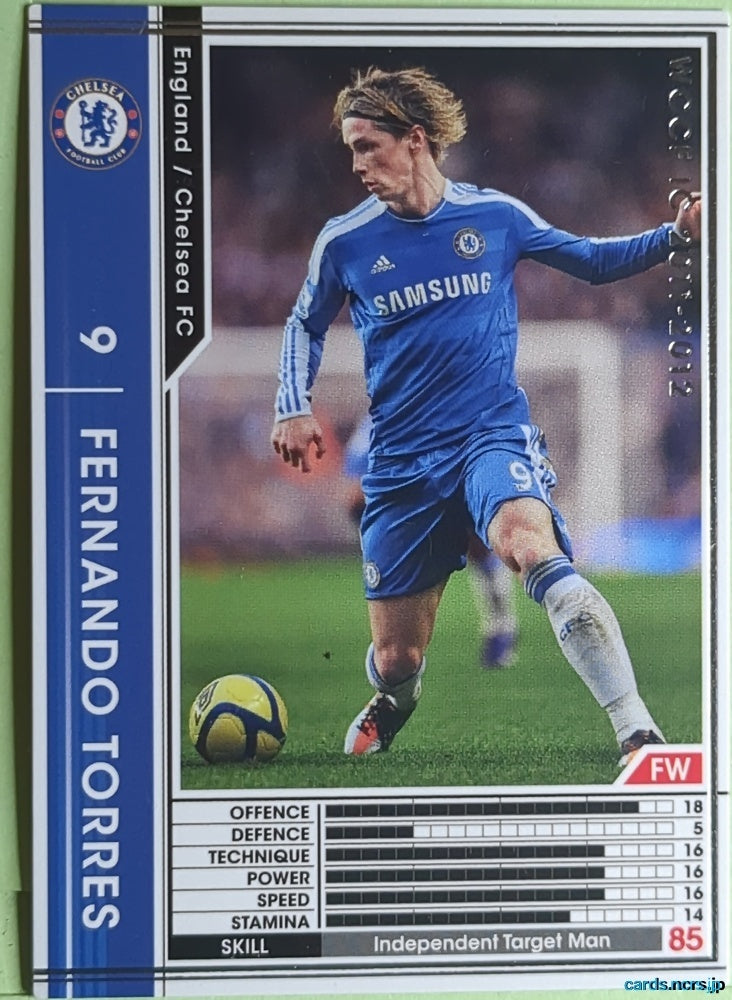 Panini WCCF Football WCCF/2011-2012-030/384 N FERNANDO TORRES Trading Card EX