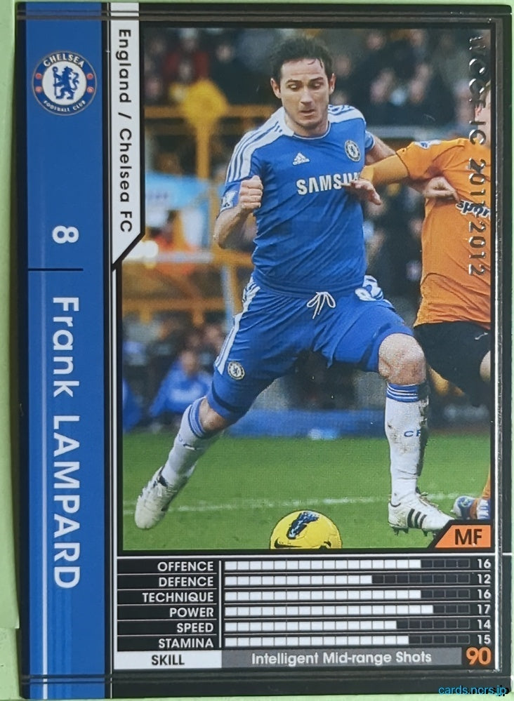 Panini WCCF Football WCCF/2011-2012-024/384 N Frank LAMPARD Trading Card EX