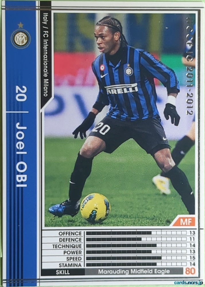 Panini WCCF Football WCCF/2011-2012-203/384 N Joel OBI Trading Card EX