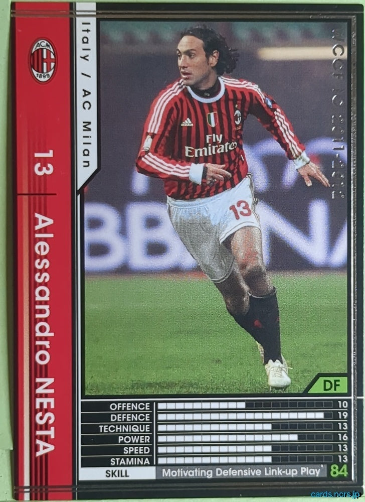 Panini WCCF Football WCCF/2011-2012-164/384 N Alessandro NESTA Trading Card EX