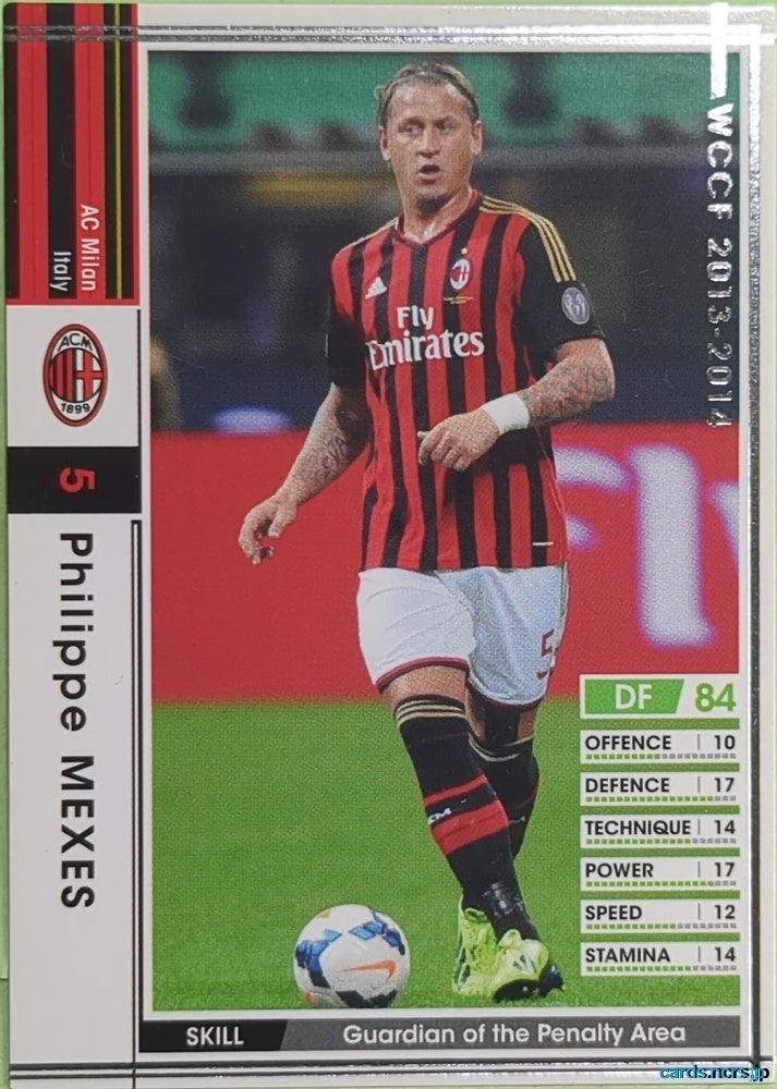 Panini WCCF Football WCCF/2013-2014-132/385 N Philippe MEXES Trading Card EX