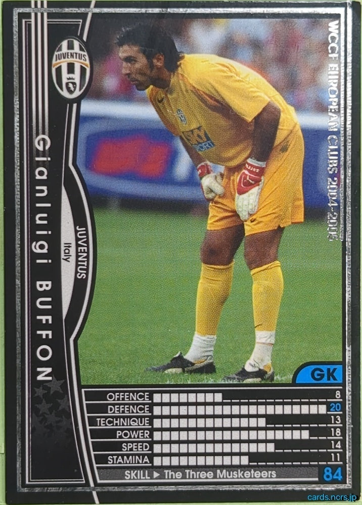 Panini WCCF Football WCCF/2004-2005-129/224 N Gianluigi Buffon Trading Card EX