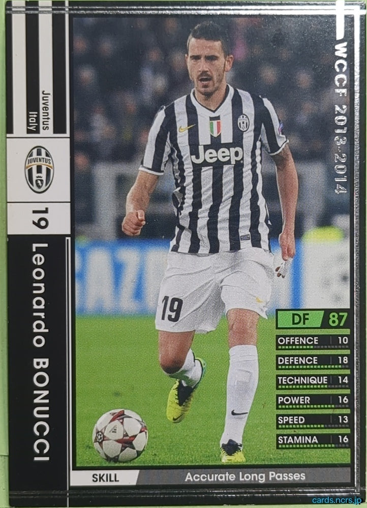 Panini WCCF Football WCCF/2013-2014-179/385 N Leonardo Bonucci Trading Card EX