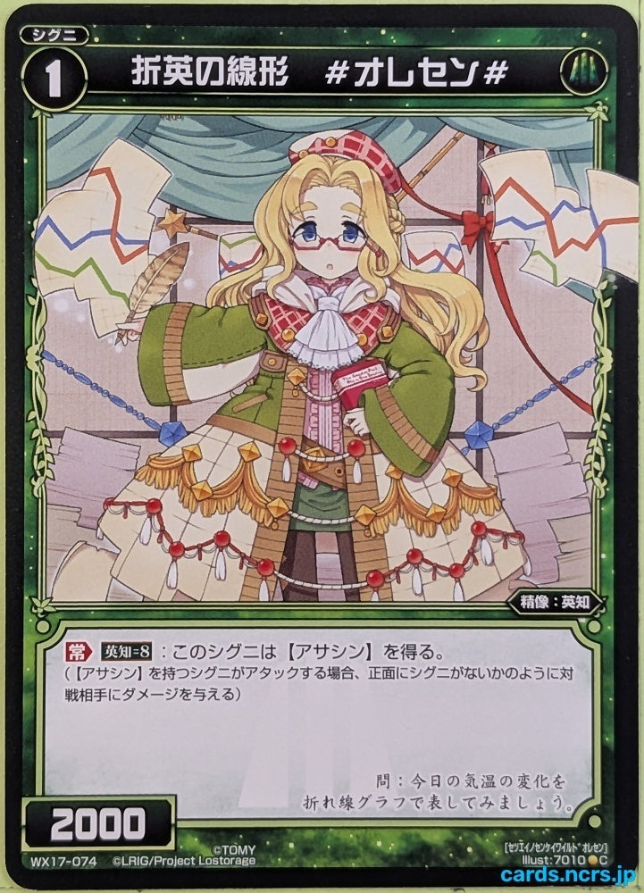 Wixoss Bk Wixoss WX17-074 C Olesen Trading Card NM
