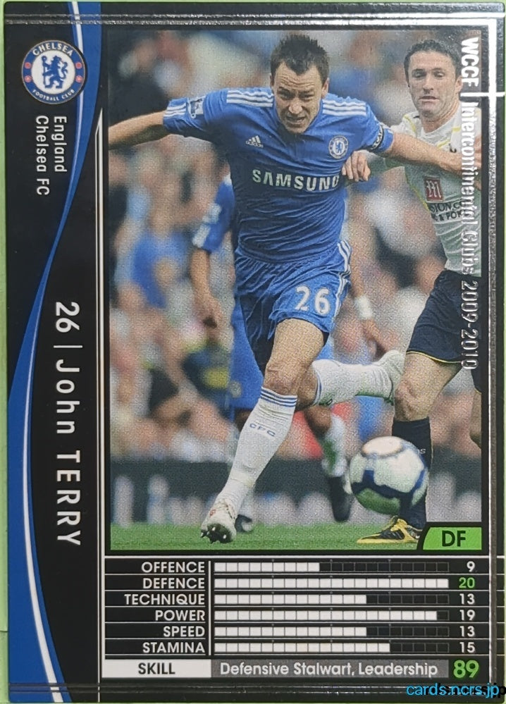 Panini WCCF Football WCCF/2009-2010-086/384 N John Terry Trading Card EX