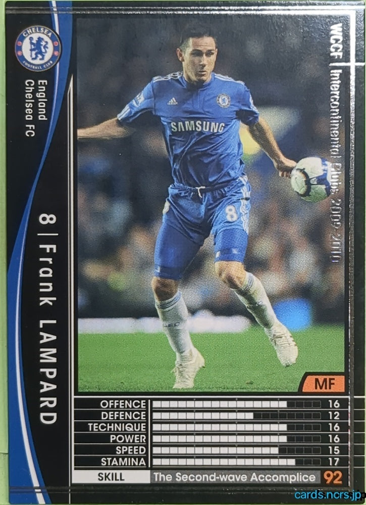 Panini WCCF Football WCCF/2009-2010-090/384 N Frank LAMPARD Trading Card EX