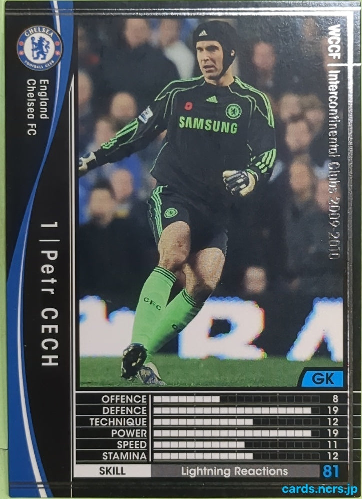 Panini WCCF Football WCCF/2009-2010-081/384 N Petr Cech Trading Card EX