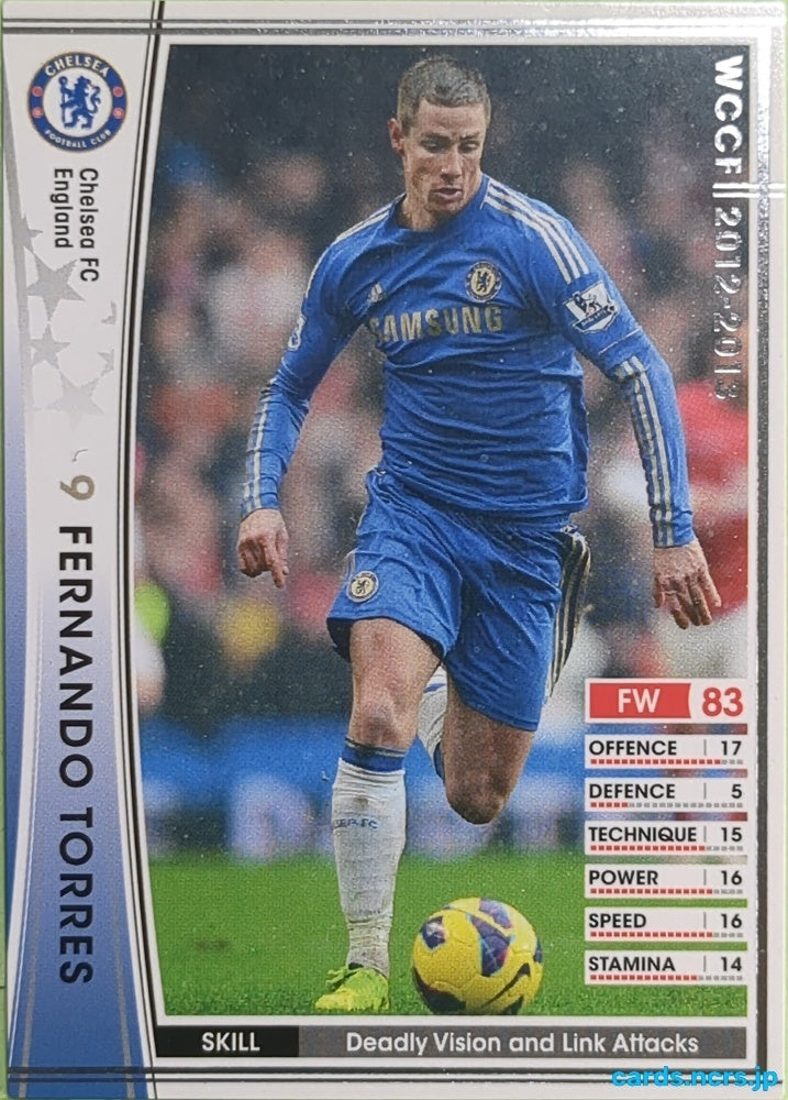 Panini WCCF Football WCCF/2012-2013-032/384 N FERNANDO TORRES Trading Card EX
