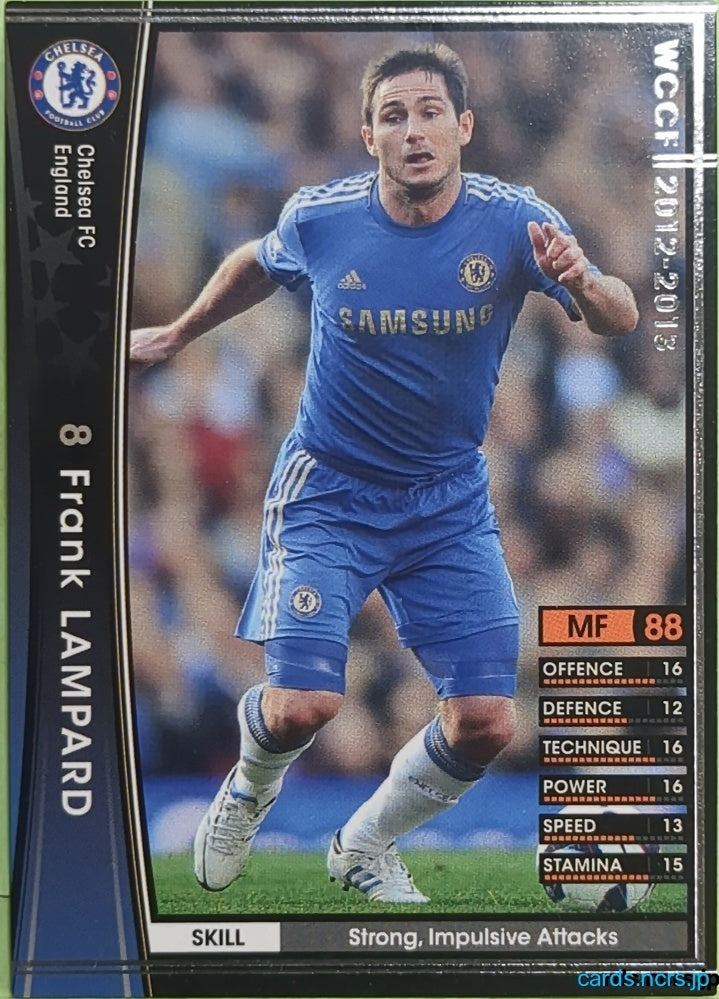 Panini WCCF Football WCCF/2012-2013-025/384 N Frank LAMPARD Trading Card EX