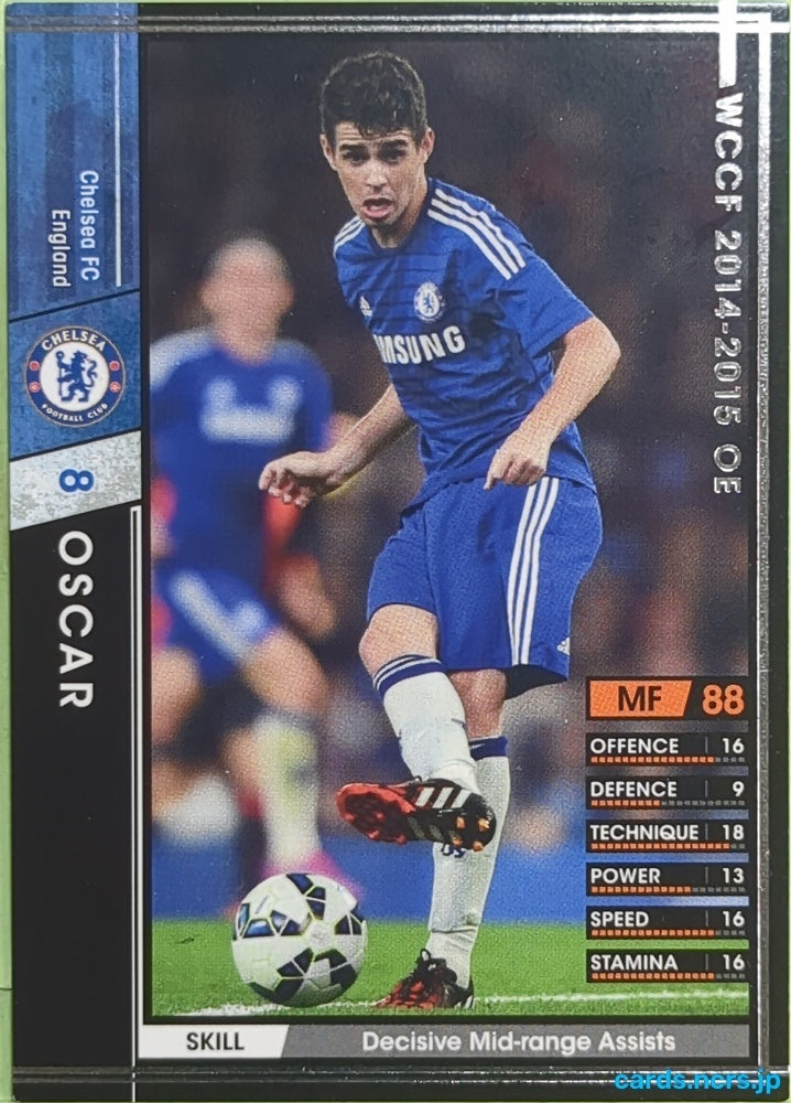 Panini WCCF Football WCCF/2014-2015-A012/147 N Óscar Lopez Trading Card EX