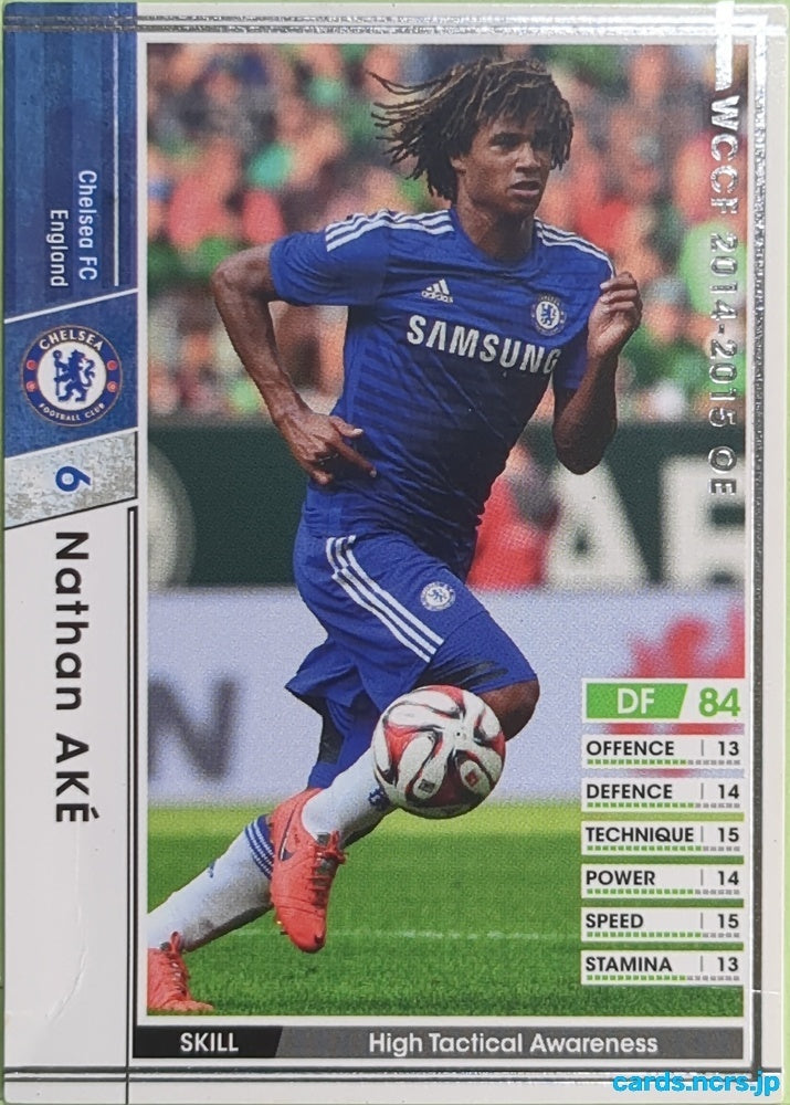 Panini WCCF Football WCCF/2014-2015-A002/147 N Nathan Aké Trading Card EX