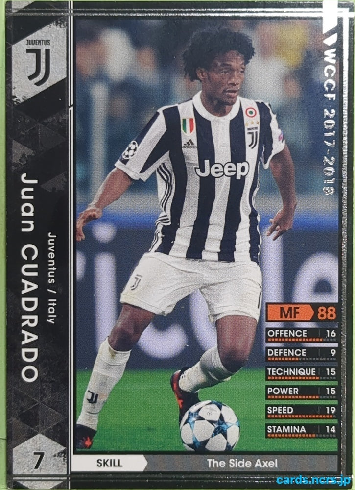 Panini WCCF Football WCCF/2017-2018-153/272 N Juan Cuadrado Trading Card EX