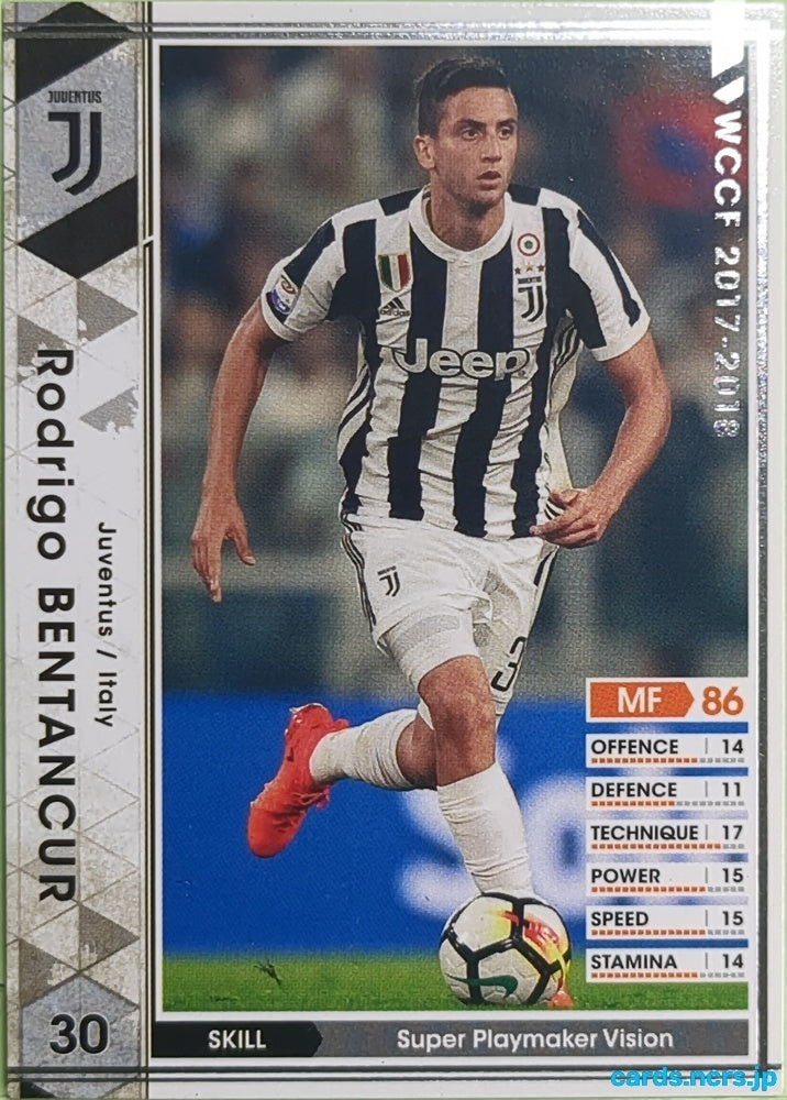 Panini WCCF Football WCCF/2017-2018-150/272 N Rodrigo Bentancur Trading Card EX