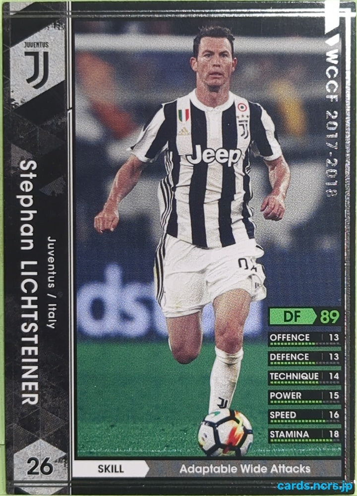 Panini WCCF Football WCCF/2017-2018-148/272 N Stephan Lichtsteiner Trading Card EX