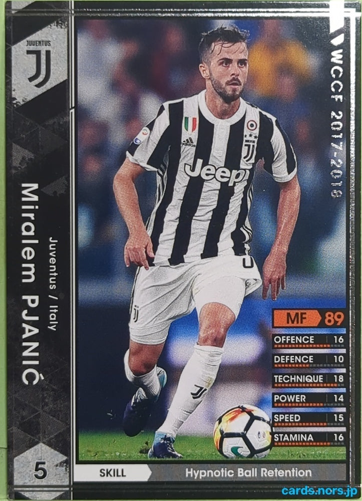 Panini WCCF Football WCCF/2017-2018-157/272 N Miralem Pjanić Trading Card EX