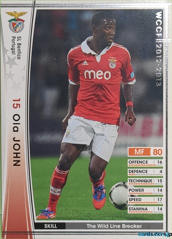 Panini WCCF Football WCCF/2012-2013-281/384 N Ola John Trading Card EX