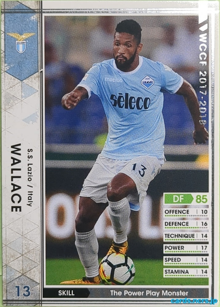 Panini WCCF Football WCCF/2017-2018-183/272 N Wallace Trading Card EX