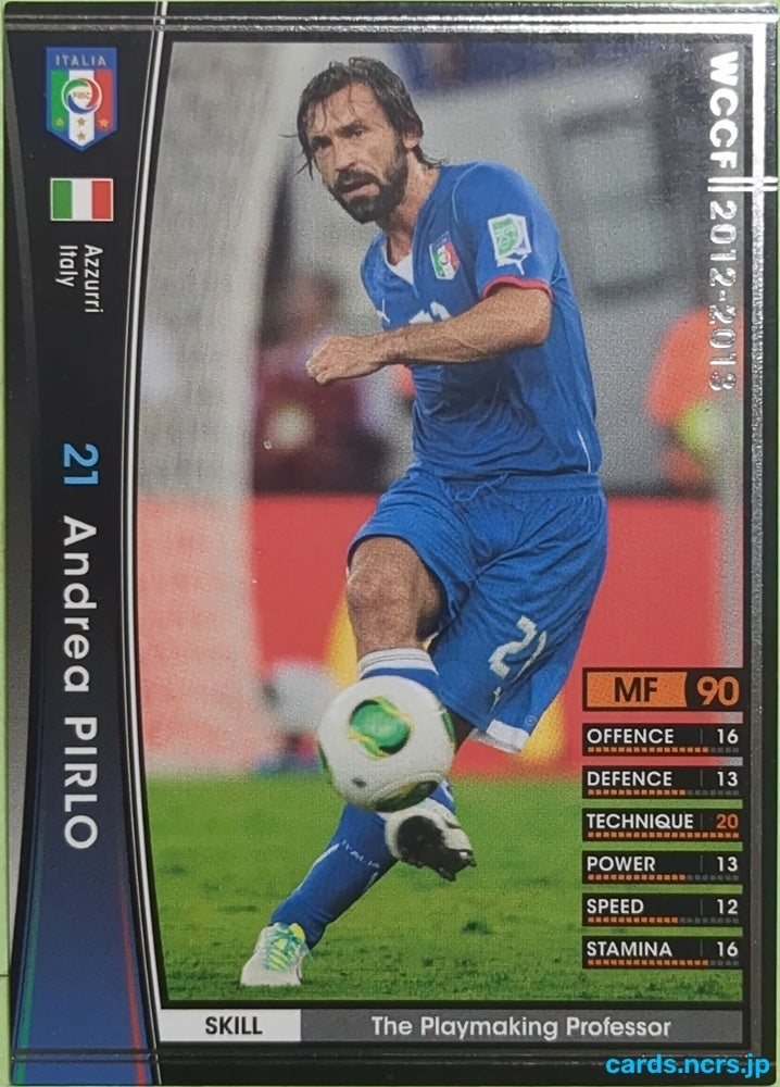 Panini WCCF Football WCCF/2012-2013-A46/80 N Andrea PIRLO Trading Card EX