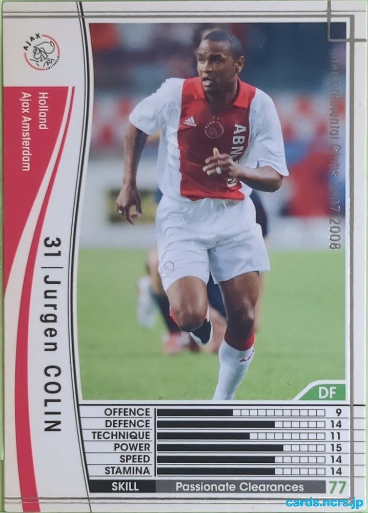 Panini WCCF Football WCCF/2007-2008-178/336 N Jurgen Colin Trading Card EX