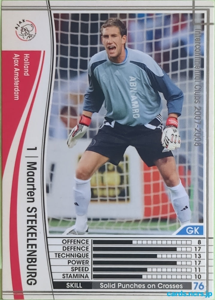 Panini WCCF Football WCCF/2007-2008-177/336 N Maarten Stekelenburg Trading Card EX