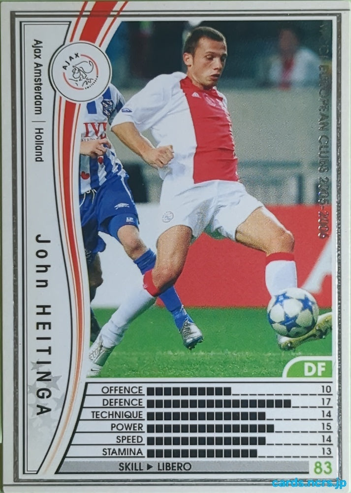 Panini WCCF Football WCCF/2005-2006-148/336 N John Heitinga Trading Card EX
