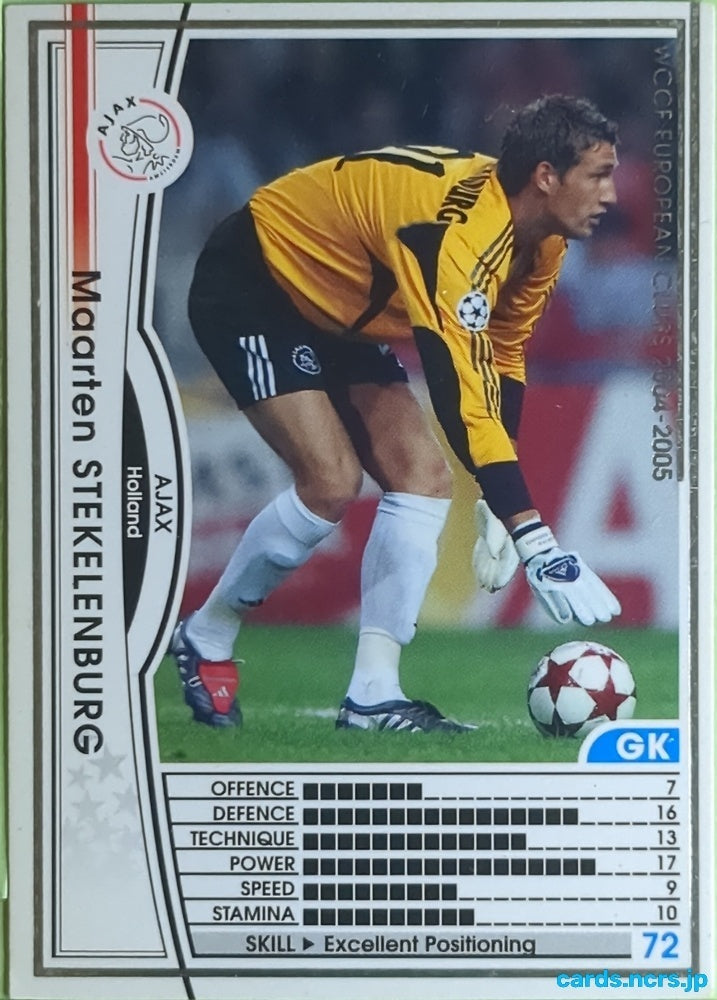 Panini WCCF Football WCCF/2004-2005-065/224 N Maarten Stekelenburg Trading Card EX