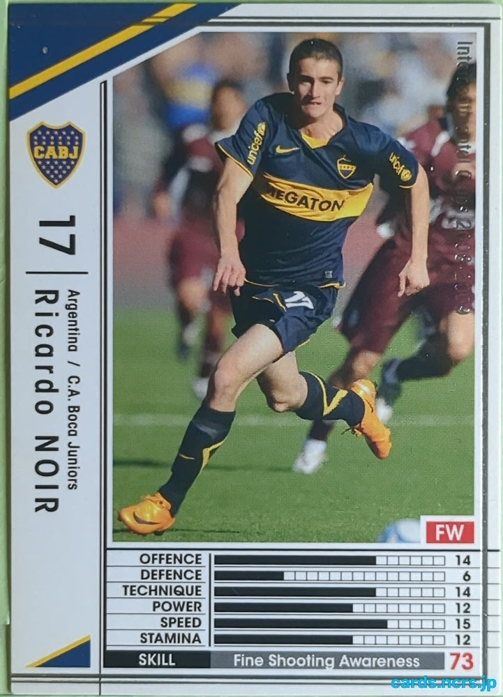 Panini WCCF Football WCCF/2008-2009-014/352 N Ricardo NOIR Trading Card EX