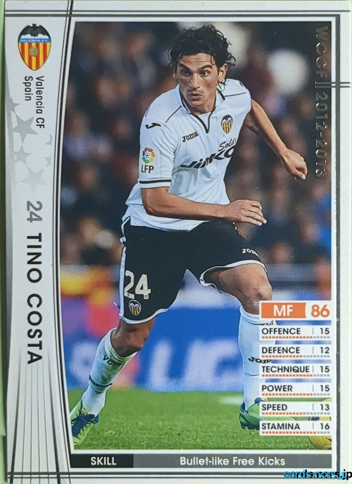Panini WCCF Football WCCF/2012-2013-379/384 N Tino Costa Trading Card EX