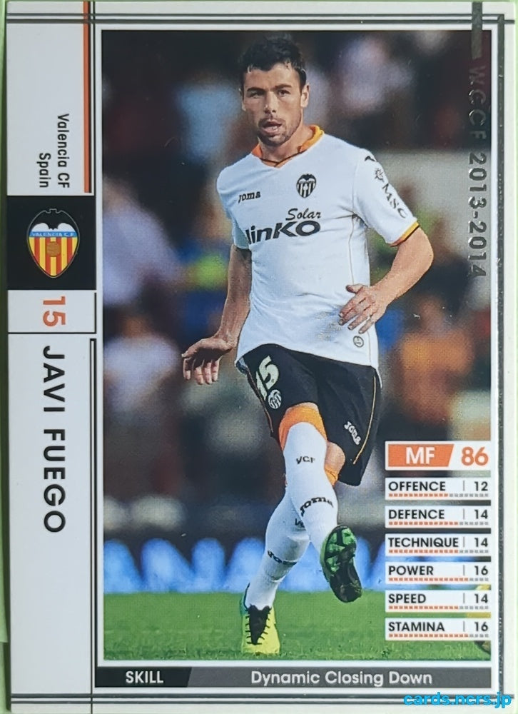 Panini WCCF Football WCCF/2013-2014-267/385 N Javi Fuego Trading Card EX