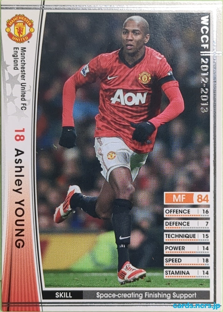 Panini WCCF Football WCCF/2012-2013-060/384 N Ashley Young Trading Card EX