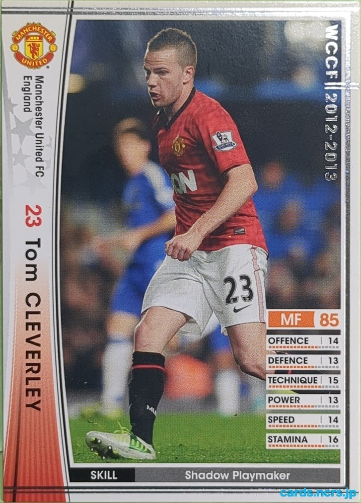 Panini WCCF Football WCCF/2012-2013-056/384 N Tom Cleverley Trading Card EX