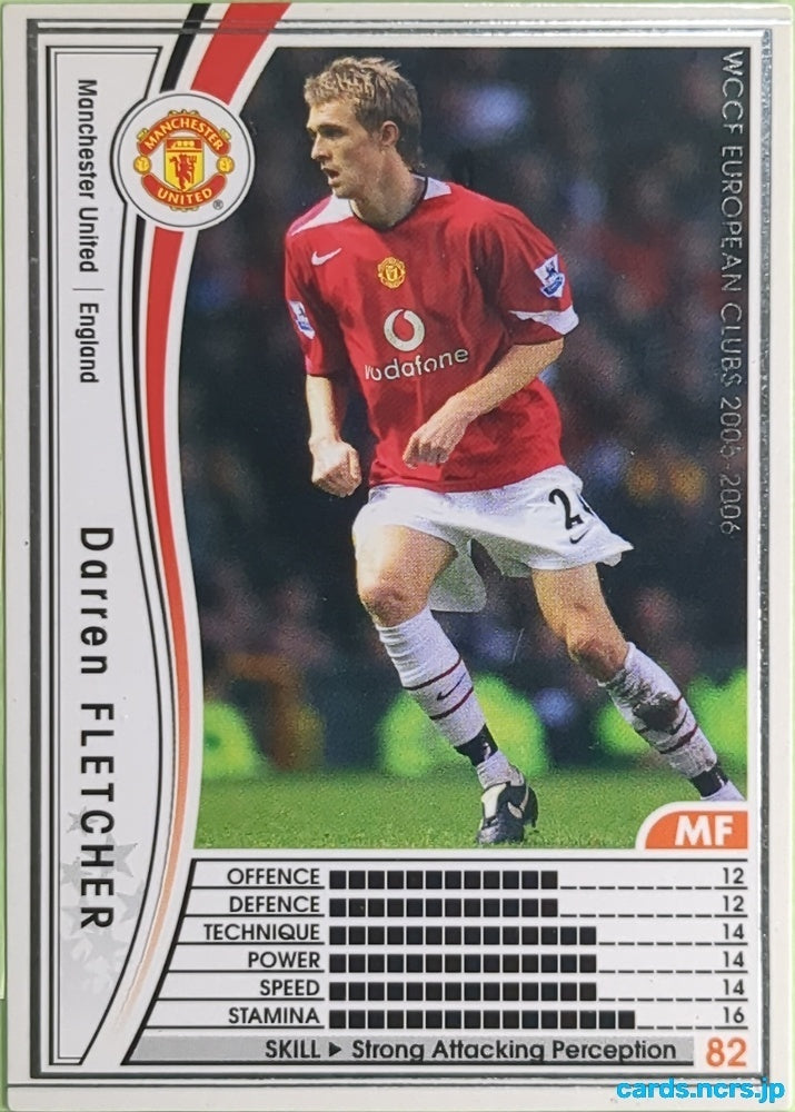 Panini WCCF Football WCCF/2005-2006-055/336 N Darren Fletcher Trading Card EX