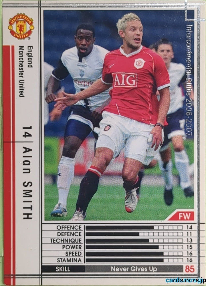 Panini WCCF Football WCCF/2006-2007-143/384 N Alan Smith Trading Card EX