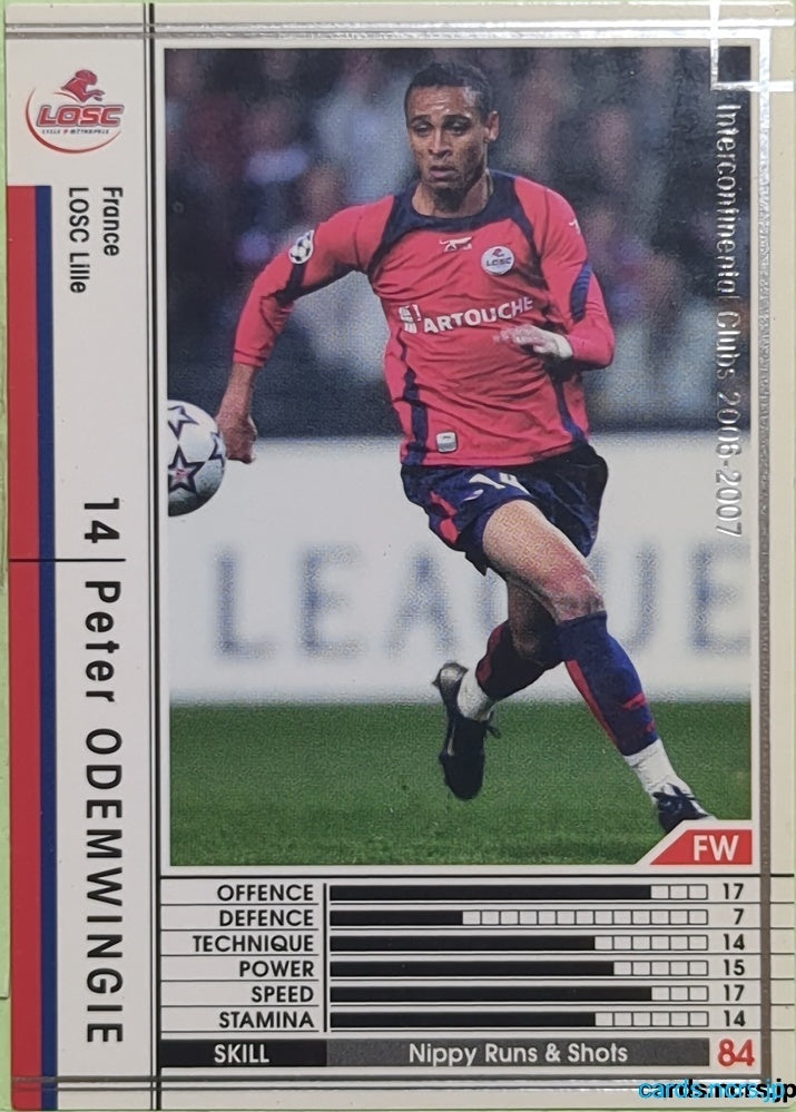 Panini WCCF Football WCCF/2006-2007-175/384 N Peter ODEMWINGIE Trading Card EX